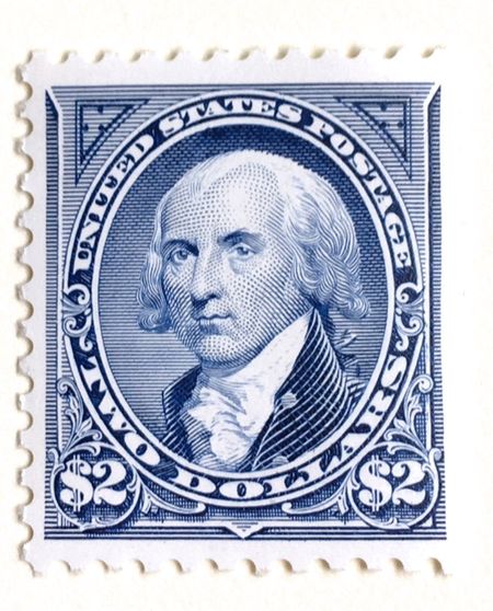 100 Vintage $2.00 Postage Blue High Denomination Stamps For Mailing Wedding Invitations